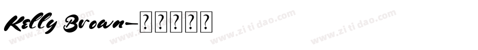 Kelly Brown字体转换